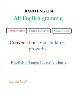 BARO ENGLISH